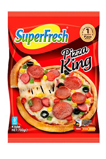 SÜPERFRESH PİZZA KING 4'LÜ 780 GR. ürün görseli