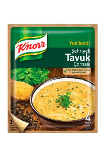 KNORR HAZIR ŞEHRİYELİ TAVUK ÇORBASI 51 GR. ürün görseli