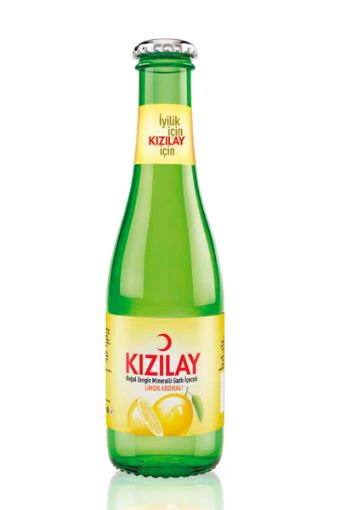 KIZILAY LİMON AROMALI MADEN SUYU 200 ML. ürün görseli