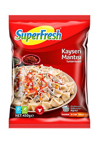 SÜPERFRESH KAYSERİ MANTI 450 GR. ürün görseli