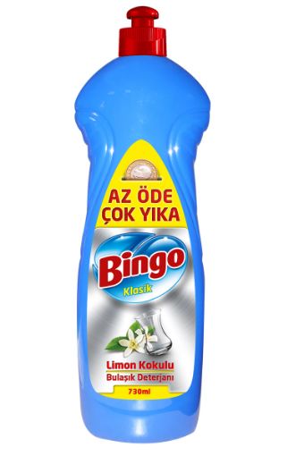 BİNGO BULAŞIK DETERJANI GLISERİNLİ LİMONLU 730 ML. ürün görseli