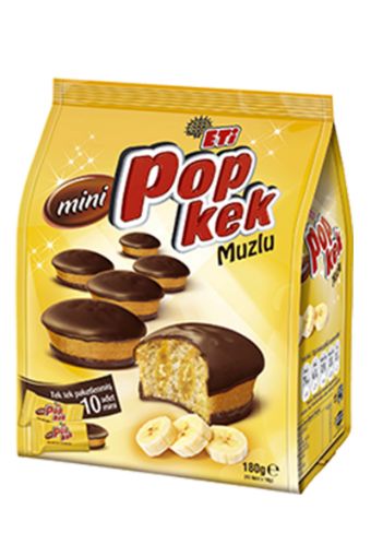 ETİ POPKEK MİNİ MUZLU 180 GR. ürün görseli