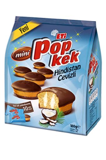 ETİ POPKEK MİNİ HİNDİSTAN CEVİZLİ 180 GR. ürün görseli