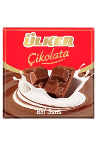 ÜLKER ÇİKOLATA SÜTLÜ 80 GR. ürün görseli