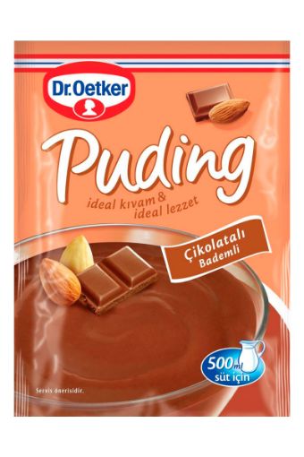 DR. OETKER PUDİNG ÇİKOLATALI BADEMLİ 104 GR. ürün görseli