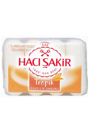 HACI ŞAKİR GÜZELLİK SABUNU TROPİK 4x70 GR. ürün görseli