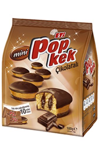 ETI POPKEK MINI 180GR CIKOLATALI 10'LU. ürün görseli