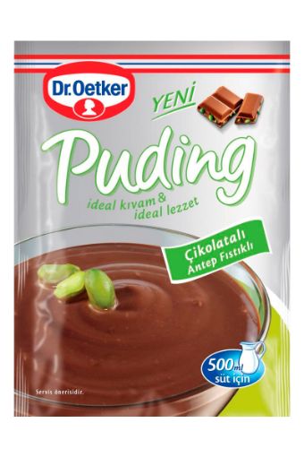 DR. OETKER PUDİNG ÇİKOLATALI ANTEP FISTIKLI 100 GR. ürün görseli