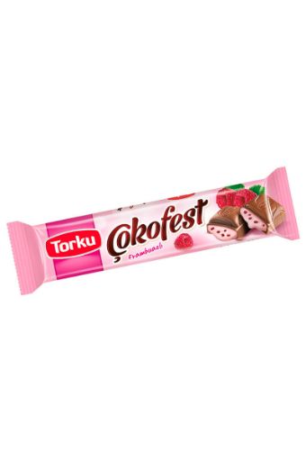 TORKU ÇOKOFEST ÇİKOLATA FRAMBUAZLI 34 GR. ürün görseli