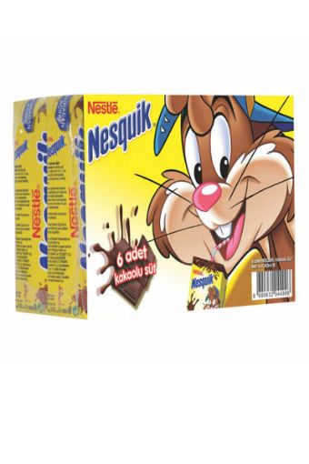 NESQUIK KAKAOLU SÜT 6'LI. ürün görseli