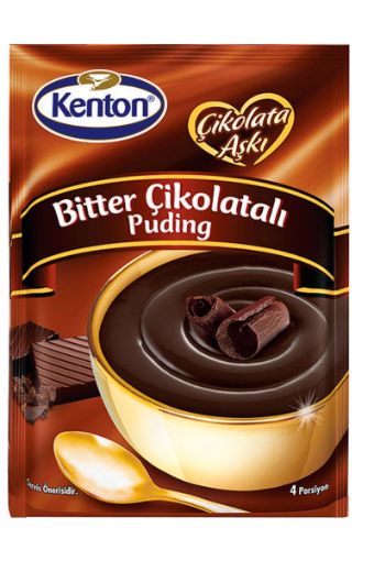 KENTON ÇİKOLATA AŞKI PUDİNG BİTTER ÇİKOLATALI 100 GR. ürün görseli