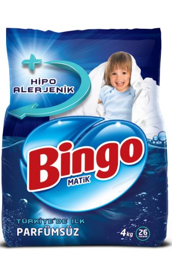 BINGO TOZ MATİK PARFÜMSÜZ 4 KG. ürün görseli