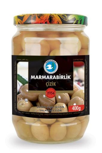 MARMARABİRLİK EDREMİT ÇİZİK YEŞİL ZEYTİN 400 GR. ürün görseli