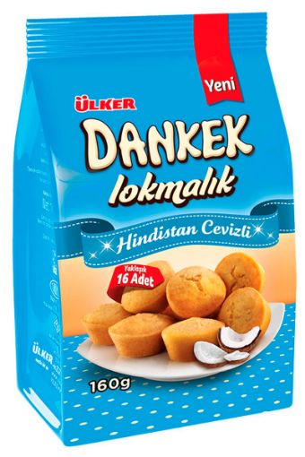 ÜLKER DANKEK LOKMALIK HİNDİSTAN CEVİZLİ 160 GR. ürün görseli