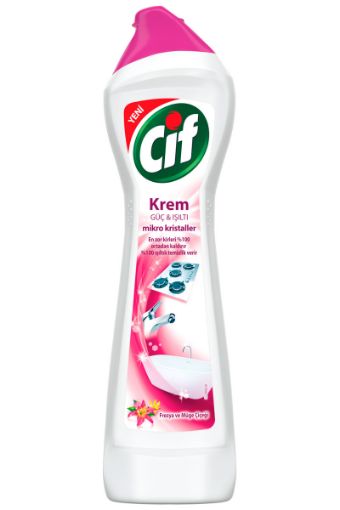 CİF KREM TEMİZLEYİCİ MÜGE ÇİÇEĞİ & FREZYA 450 ML. ürün görseli