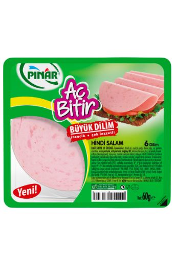 PINAR AÇ BİTİR BÜYÜK DİLİM HİNDİ SALAM 60 GR. ürün görseli