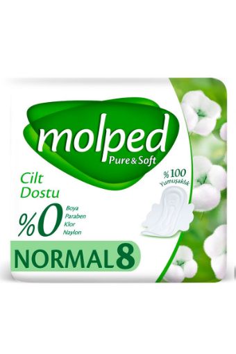 MOLPED PURE&SOFT ULTRA NORMAL 8'Lİ. ürün görseli