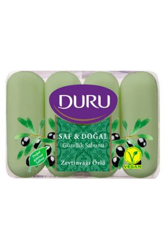 DURU SAF&DOĞAL GÜZELLİK SABUNU ZEYTİNYAĞLI 4x70 GR. ürün görseli