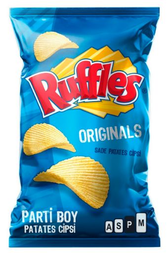 RUFFLES PATATES CIPSI PARTY 130GR ORIGINALS. ürün görseli