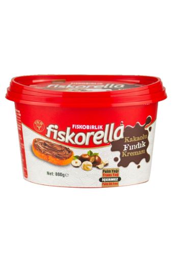 FİSKOBİRLİK FİSKORELLA KAKAOLU KREMA 800 GR. ürün görseli