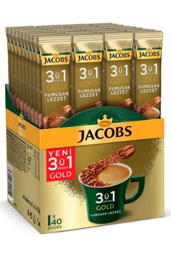 JACOBS GOLD 3 IN 1 YUMUŞAK LEZZET 18 GR. ürün görseli