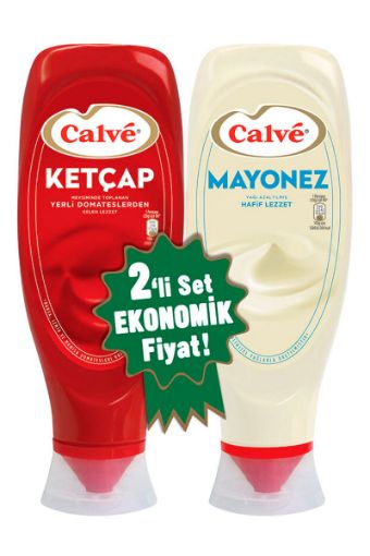 CALVE TATLI KETÇAP 600 GR + MAYONEZ 540 GR. ürün görseli