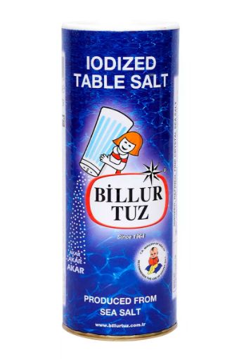 BİLLUR İYOTLU SOFRA TUZU 125 GR. ürün görseli