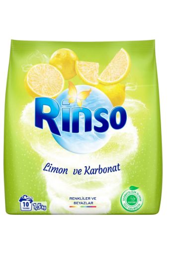 RINSO KONSANTRE TOZ DETERJAN LİMON KARBONAT 1,5 KG. ürün görseli