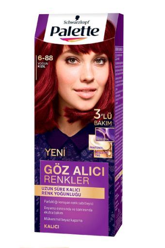 PALETTE SAÇ BOYASI NATUREL GÖZ ALICI YOĞUN KIZIL (6-88) 50 ML. ürün görseli