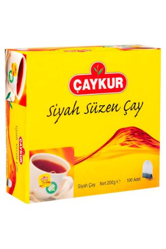 ÇAYKUR SİYAH ÇAY SÜZME BARDAK POŞET(200 GR) 100'LÜ. ürün görseli