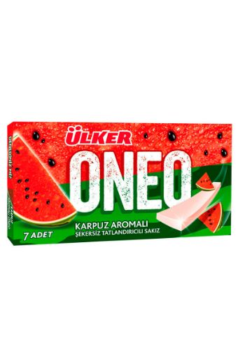 ÜLKER ONEO FLİPTOP DRAJE KUTU SAKIZ KARPUZ 21 GR. ürün görseli