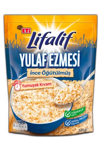 ETİ LİFALİF İNCE ÖĞÜTÜLMÜŞ YULAF EZMESİ 350 GR. ürün görseli