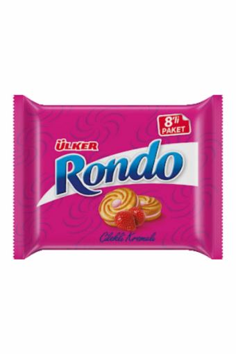 ÜLKER RONDO ÇİLEK KREMALI BİSKÜVİ 488 GR. ürün görseli