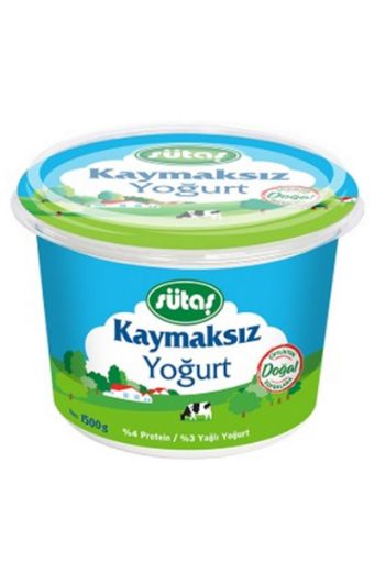 SÜTAŞ KAYMAKSIZ YOĞURT 1500 GR. ürün görseli