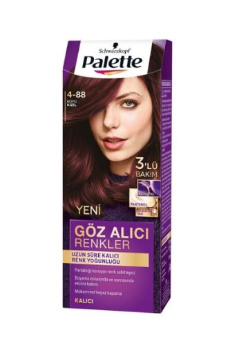 PALETTE SAÇ BOYASI NATUREL GÖZ ALICI KOYU KIZIL (4-88) 50 ML. ürün görseli