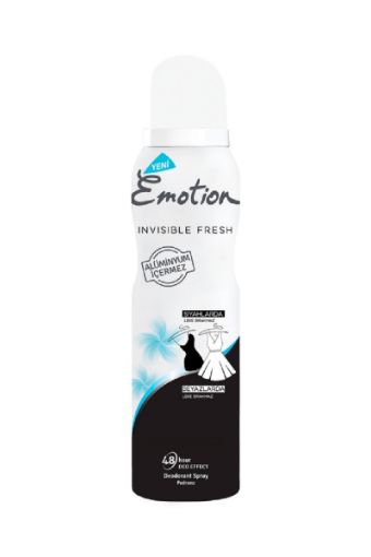 EMOTION DEODORANT BLACK&WHITE 150 ML. ürün görseli