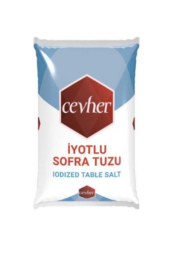 CEVHER İYOTLU RAFİNE SOFRA TUZ 500 GR. ürün görseli