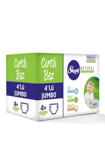 SLEEPY NATURAL 4'LÜ KUTU 4+ NUMARA. ürün görseli