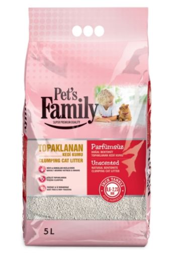 PET'S FAMILY KEDİ KUMU İNCE TANELİ 5 LT. ürün görseli